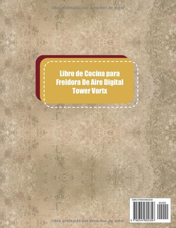 Miniatura 2 de Libro de Cocina para Freidora De Aire Digital Tower Vortx 365 Días Recetas Rápidas y Fáciles para Perder Peso con un Estilo de Vida Bajo en