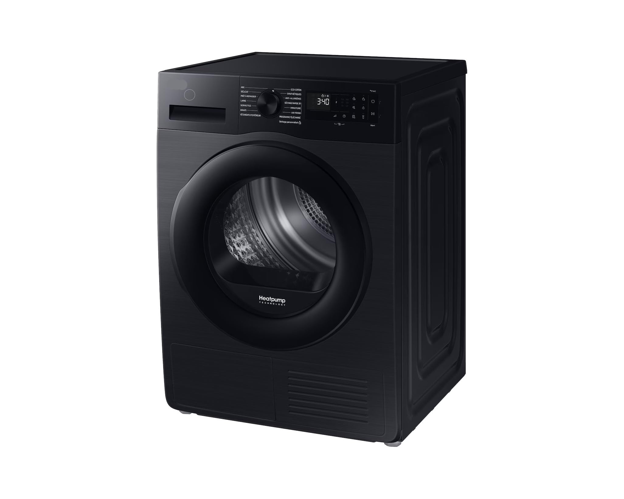 Asciugatrice Samsung Dv90dg52a0ab 9 Kg Carico Frontale Pompa Di Calore Inverter Libera Installazione Nero Classe A+++ (Ricondizionato)