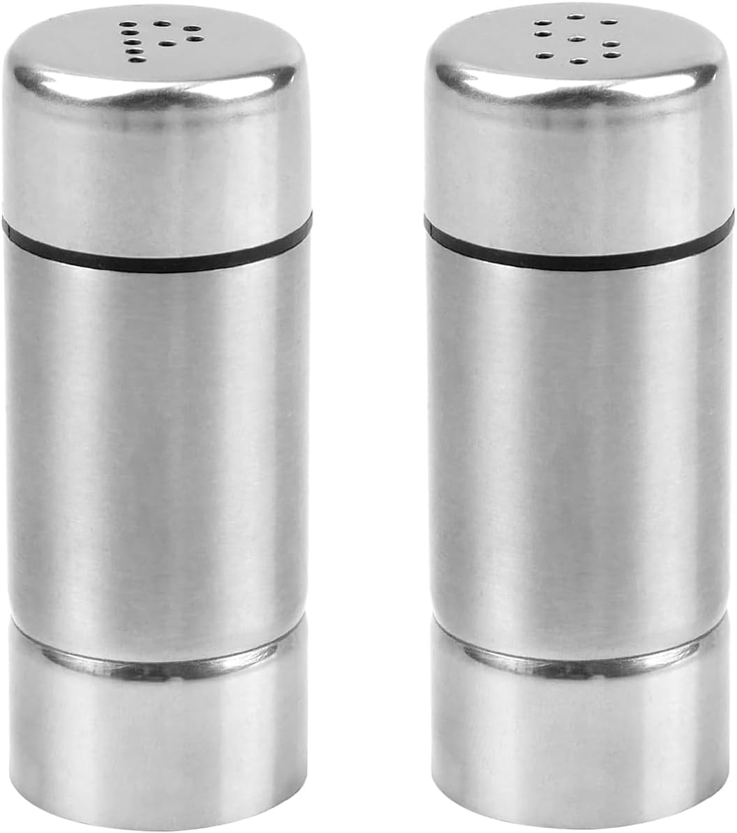 2Pcs Salt and Pepper Sets Shakers, Novelty Small Mini Cruet