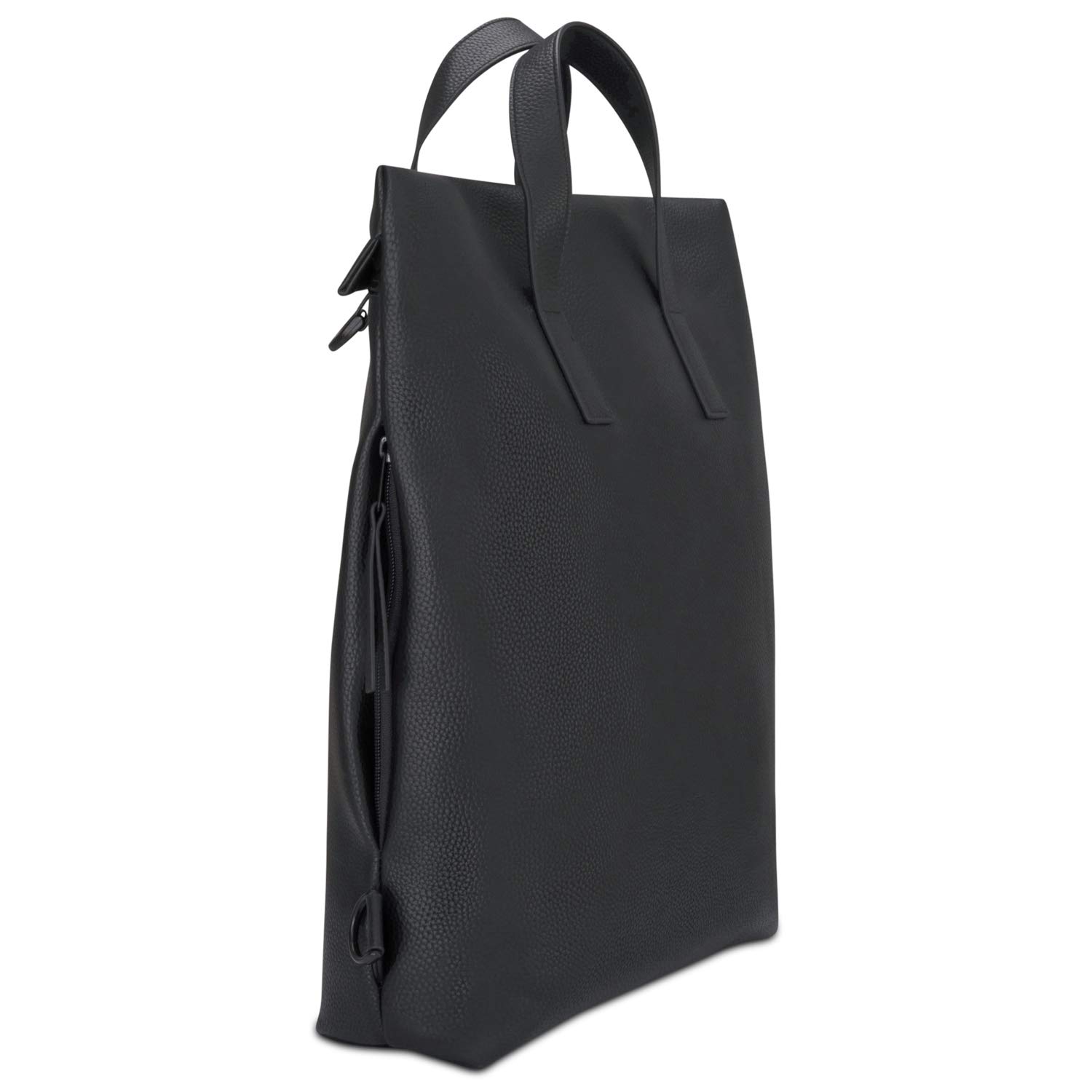 Borsa Zaino Donna Nero - Expatrié "Lou" Zainetto in Pelle Vegana Borse a Tracolla in PU - Borsa a Spalla o a Mano di Alta Qualità in Pelle Sintetica con Cinghie Rimovibili e Regolabili
