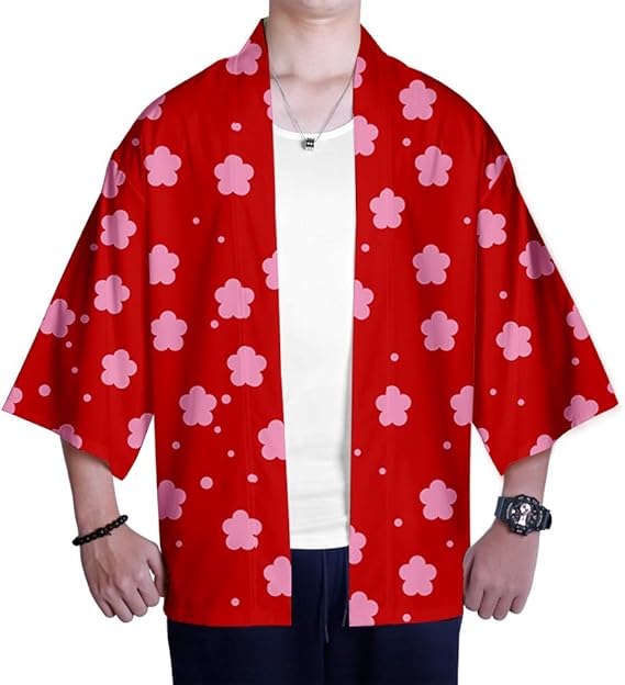 Amazon Houmary 和式パーカー 鬼滅の刃 羽織 メンズ レディース 7分袖 開襟シャツ 和服 お祭り ファッション 日焼け止め服 日常 アニメ コミック 無地 ゆったり おしゃれ プレゼント 上着 Tシャツ カットソー 通販