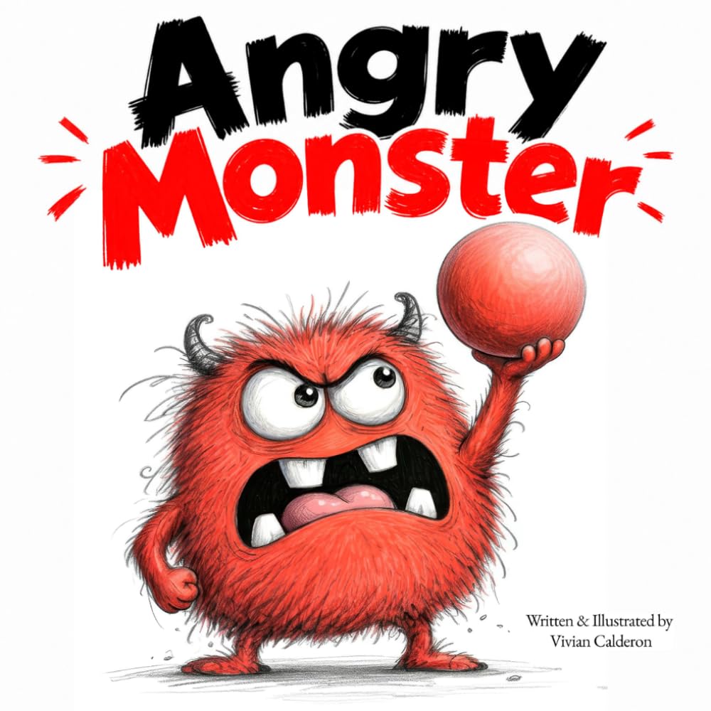Angry Monster: A Children's Picture Book About Anger Management and Big Feelings for Kids Ages 3-7 | Calm Down Strategies for Tantrums, Frustration, and Toddler Meltdowns (Monster Feelings)