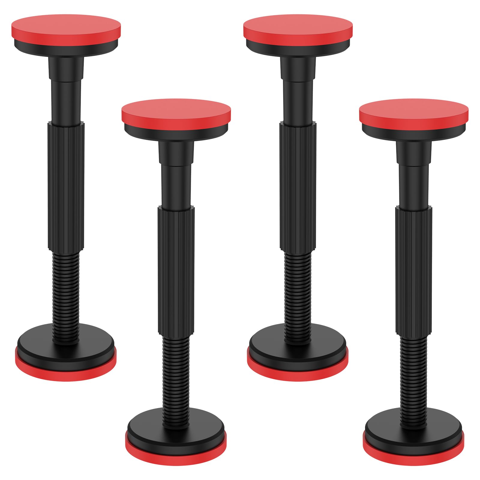 YUNYOUC 4Pcs Telescopic Support Rod, Nylon Cabinet Adjustable Pole, 200kg Weight Capacity, High Hardness Sink Support Bracket, 7.09-17.72inch Cabinet Lifting Bracket for Sofa(4Pack)