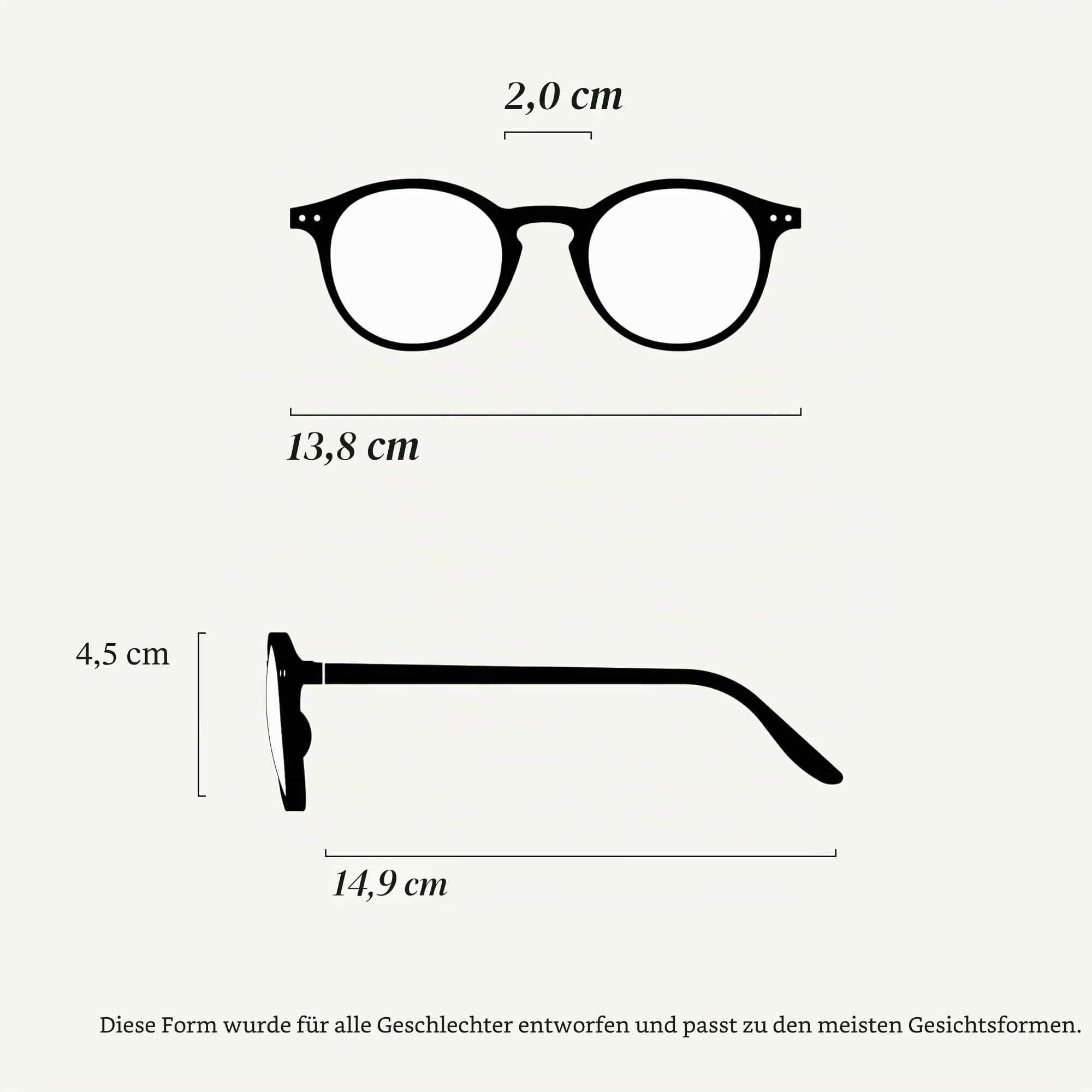 IZIPIZI Unisex Shape D Sonnenbrille (1er Pack)