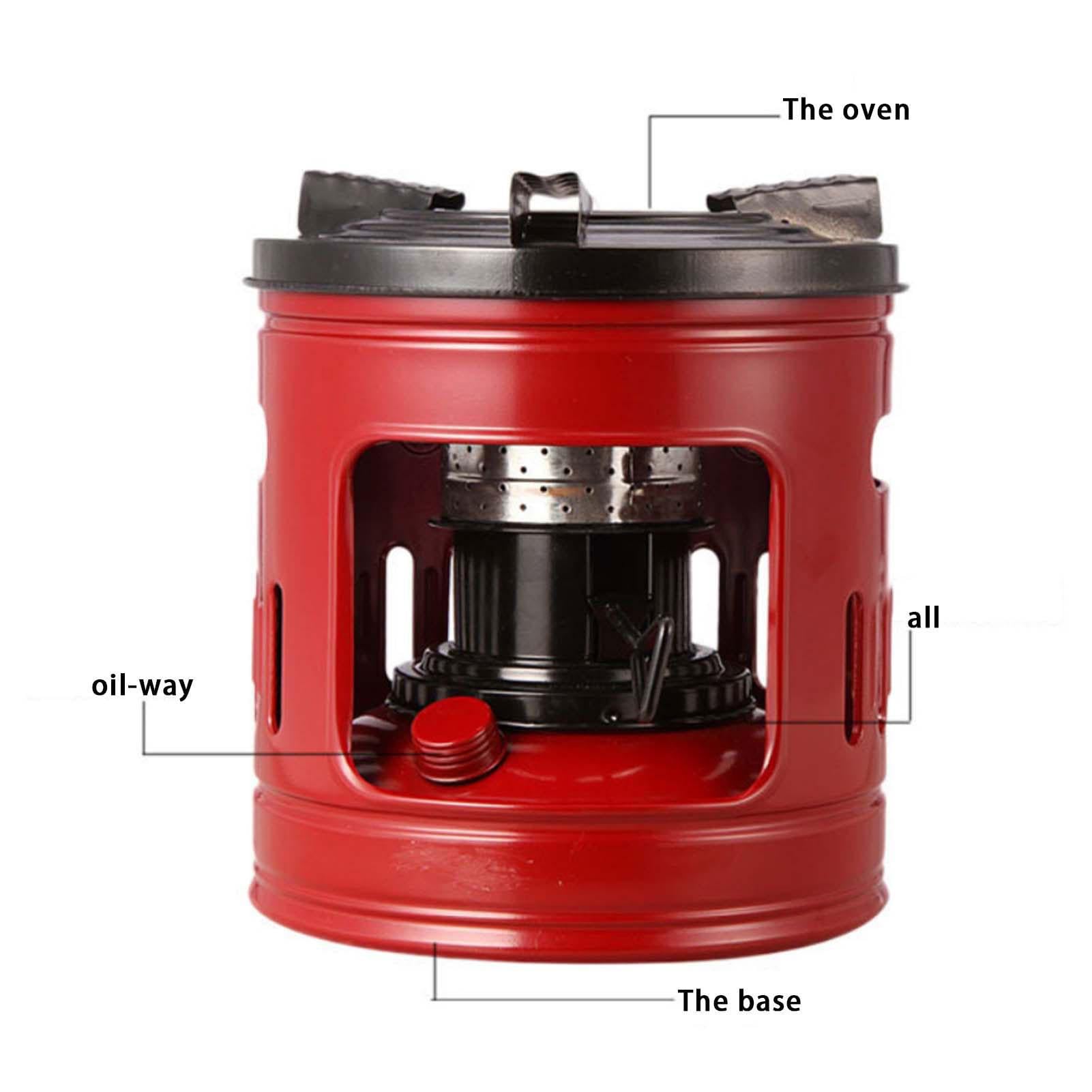 Réchaud à Pétrole Portable 10 Mèches - Puissance Réglable - Pour Camping, Pique-nique, Randonnée - Diamètre 20 Cm