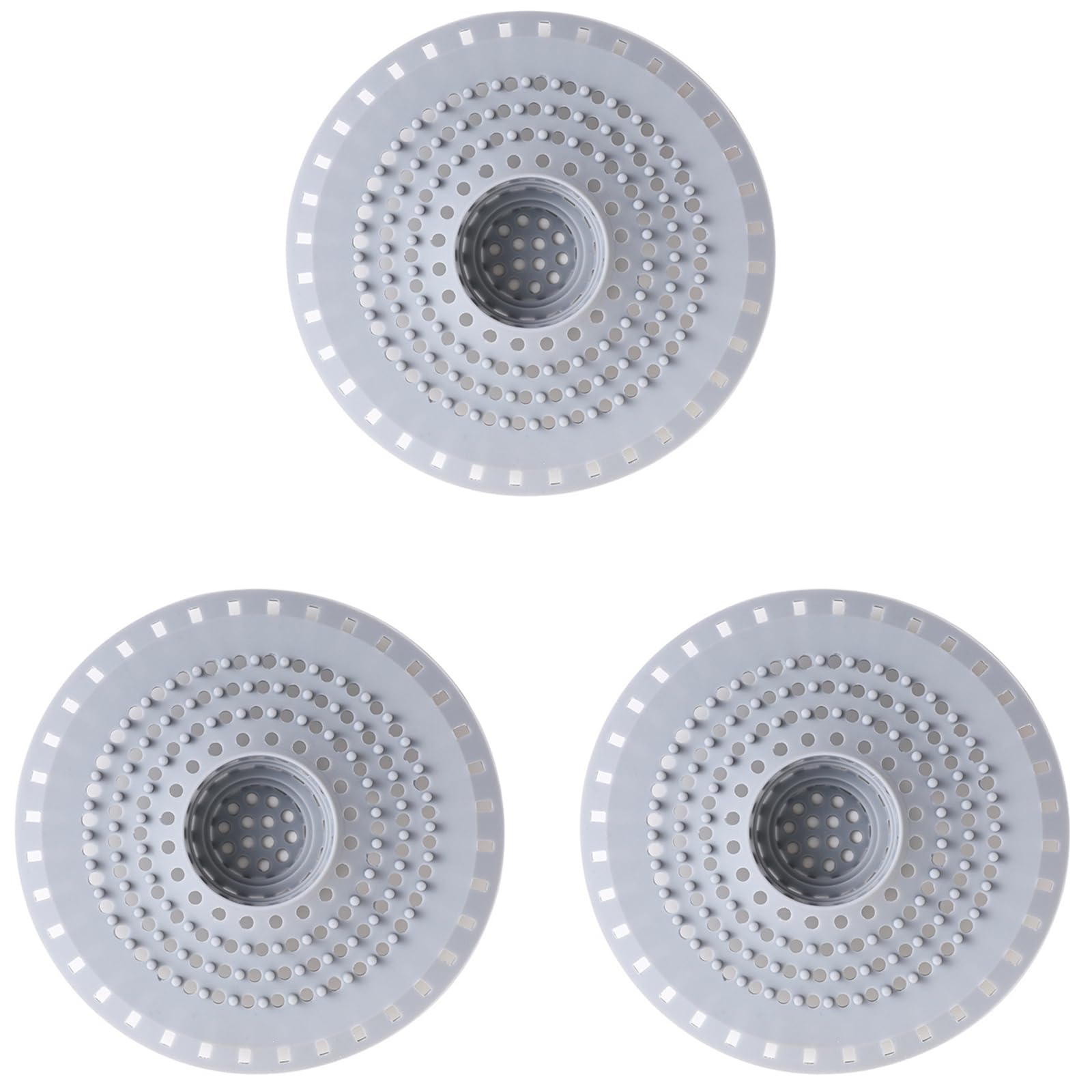 Not Clog Drains Guards Flexible Silicone Hair Catcher Strainer Simple for Sink Shower Bathtubs Bathroom Sink Hair Filter