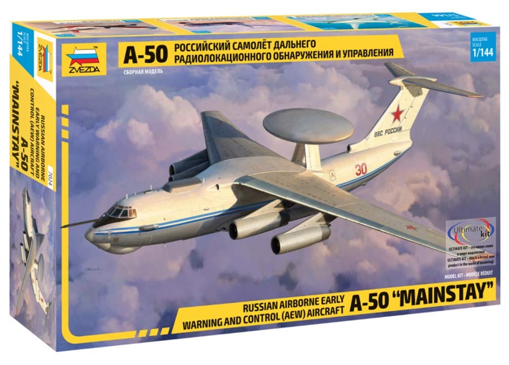 Maquette Beriev Be-200 ES à L'échelle 1:144 – Avion Amphibie Russe – Kit Plastique à Assembler (Zvezda, 60 Pièces)