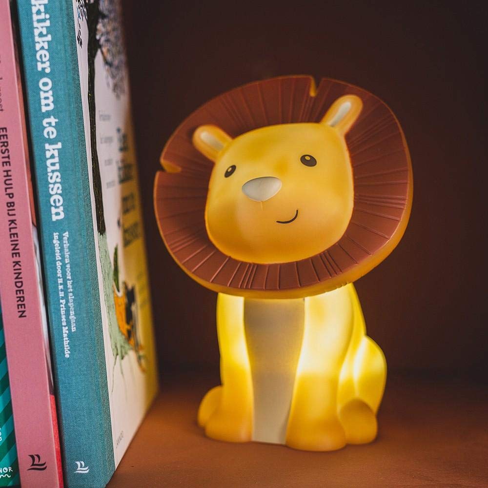 Veilleuse Hakuna rechargeable Lion - Marron - Atelier Pierre