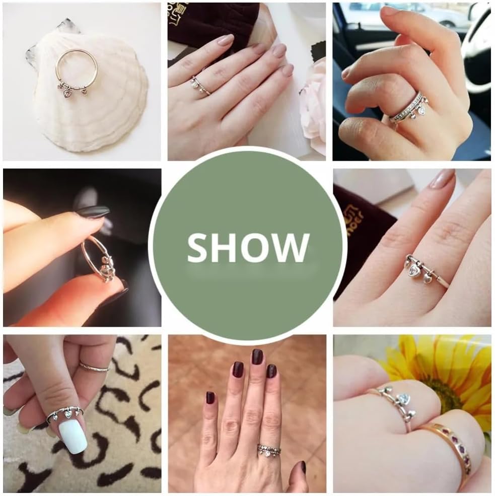 925 Sterling Silver Glittering Heart Clear CZ Ring Women Wedding Engagement Jewelry SCR215 SSS-2812