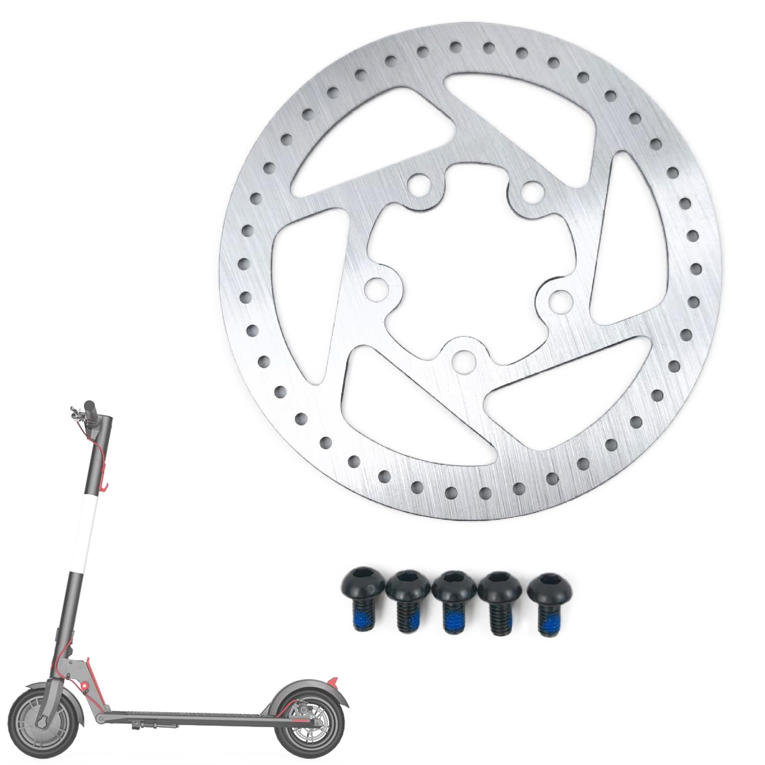 MORICHS Disc Brake for Gotrax GXL V2 Electric Scooter, Replacement Disc Brake Parts Accessories