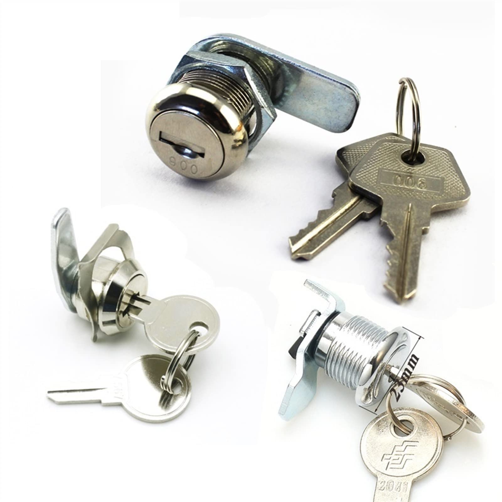 Blokada przycisku, blokada łopatki przyczepy, drzwi kempingowej, krzywkowa do szuflady maszyny, sprzęt meblowy 1015 1 szt(D Different Key)