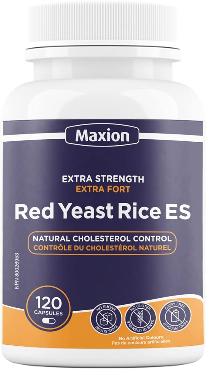 Maxion Red Yeast Rice Extra Strength for Natural Cholesterol Control