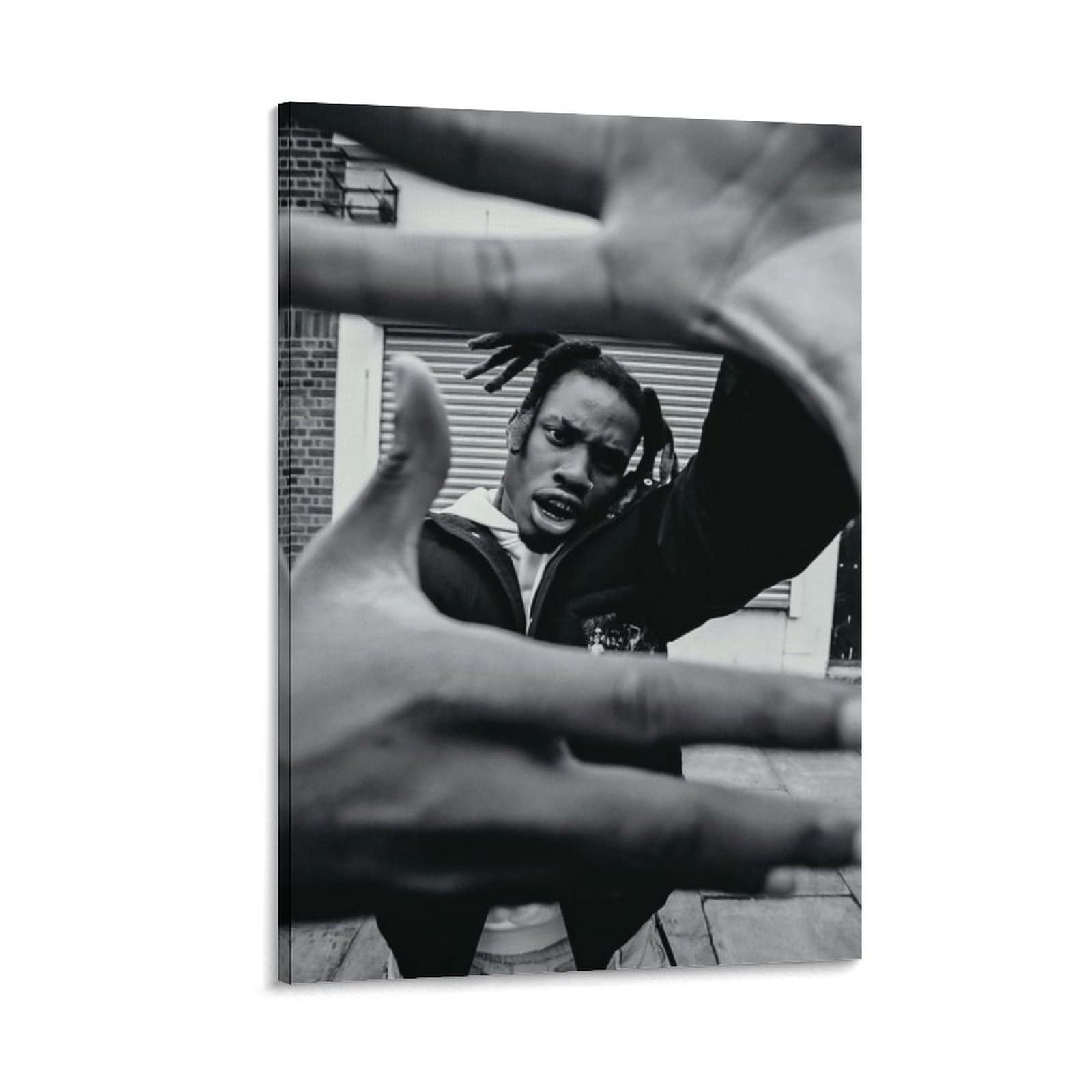 HANYING Denzel Curry Rapper Cool And Dazzling Art Poster Canvas Painting Poster Wall Art Decorative Picture Prints Modern Decor 24x36inch(60x90cm)