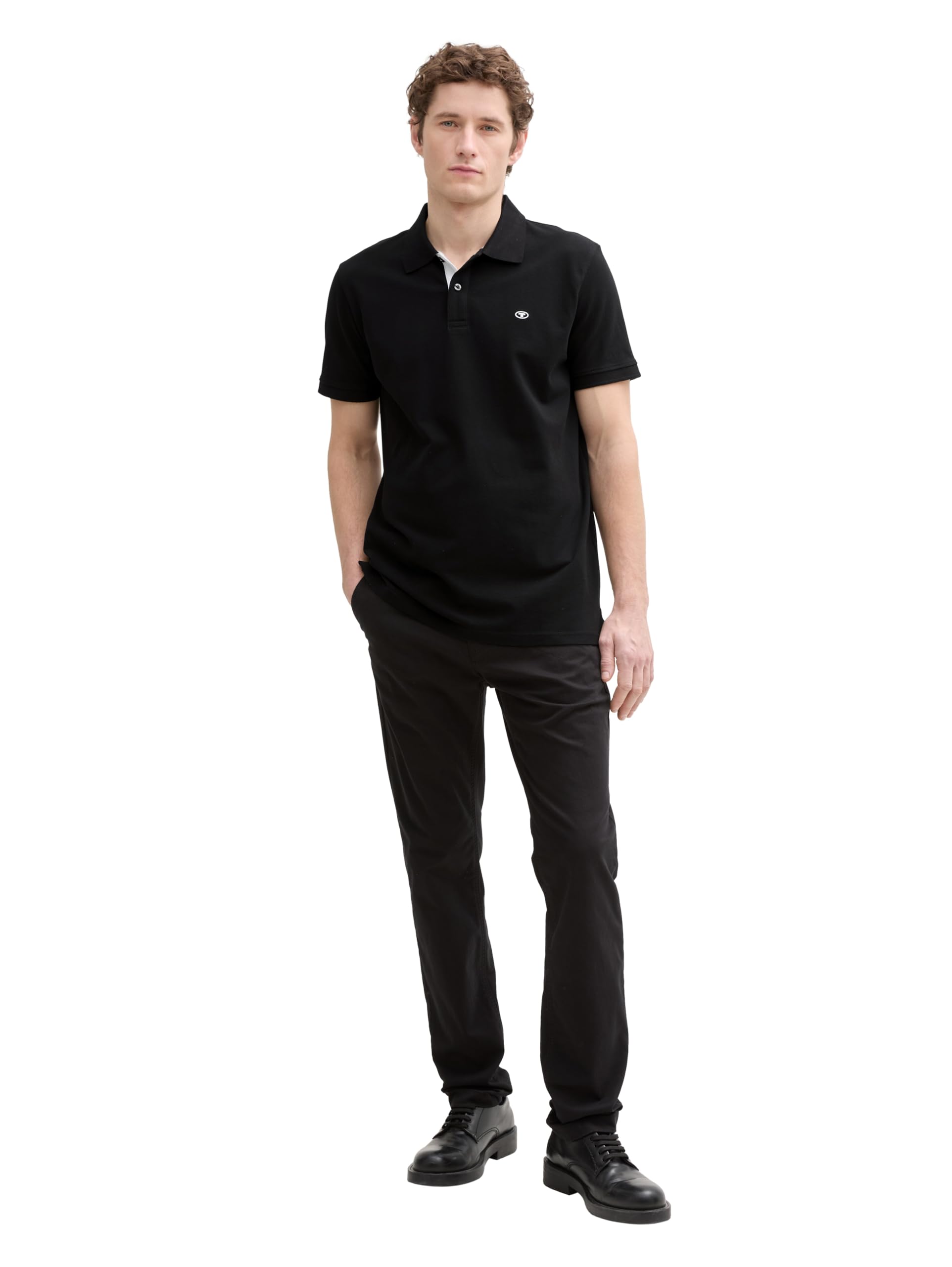 Doppelpack Poloshirt Basic mit Logo Print – Ansicht 2