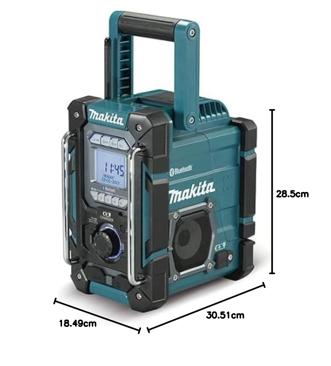 Makita DMR300 Radio-Ladegerät mit Akku 18 V LXT/CXT IP64 Bluetooth (ohne Akku, ohne Ladegerät)