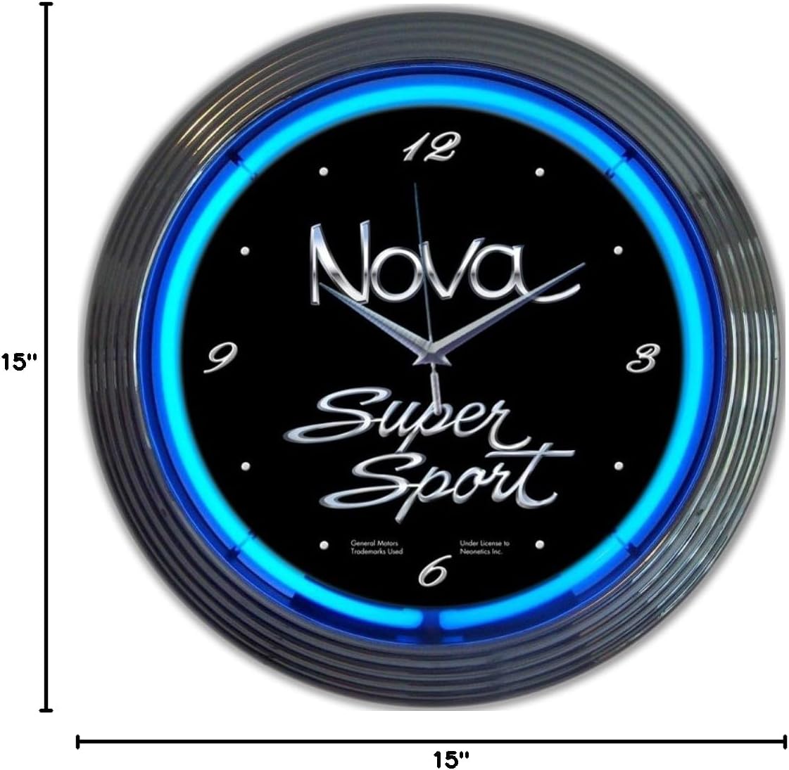 GM Chevy Nova Neon Clock