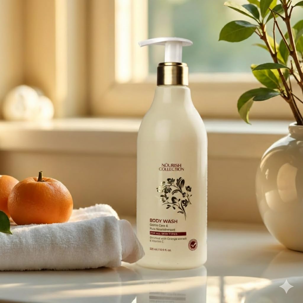 Moisturizing Body Wash for Dry Skin Gentle Hydrating Shower Gel Cleanser Daily Nourishing Bath Wash for Soft Smooth