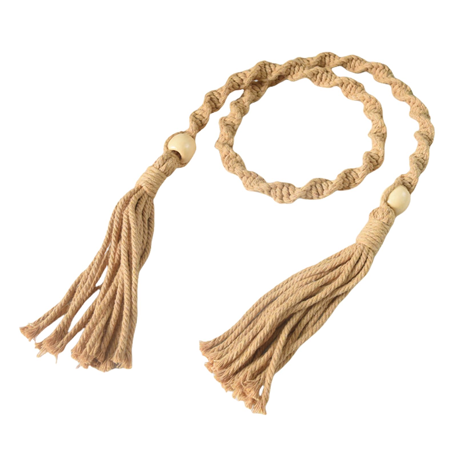 Tsophreniq Curtain Ties Tassels Drapery Tiebacks, 4Piece Set, Natural Cotton Rope for Home and Nursery Decoration Ties