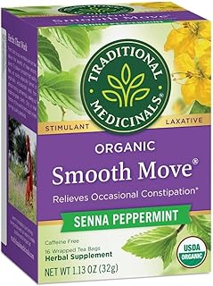 Traditional Medicinals Smooth Move Peppermint, 16 Teabags