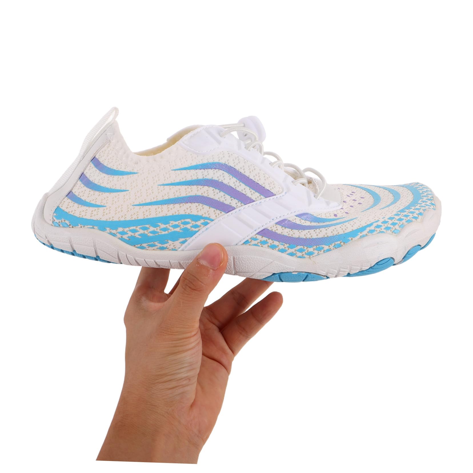Scarpe da Acqua Unisex Asciugatura Rapida Antiscivolo Scarpe Barefoot da Spiaggia Fiume Trekking Piscina Surf con Suola in Gomma per Camminata su Terreni Bagnati