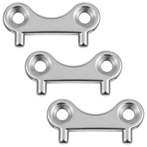 3 Pcs Stainless Steel Deck Fill Key, Marine Boat Gas
