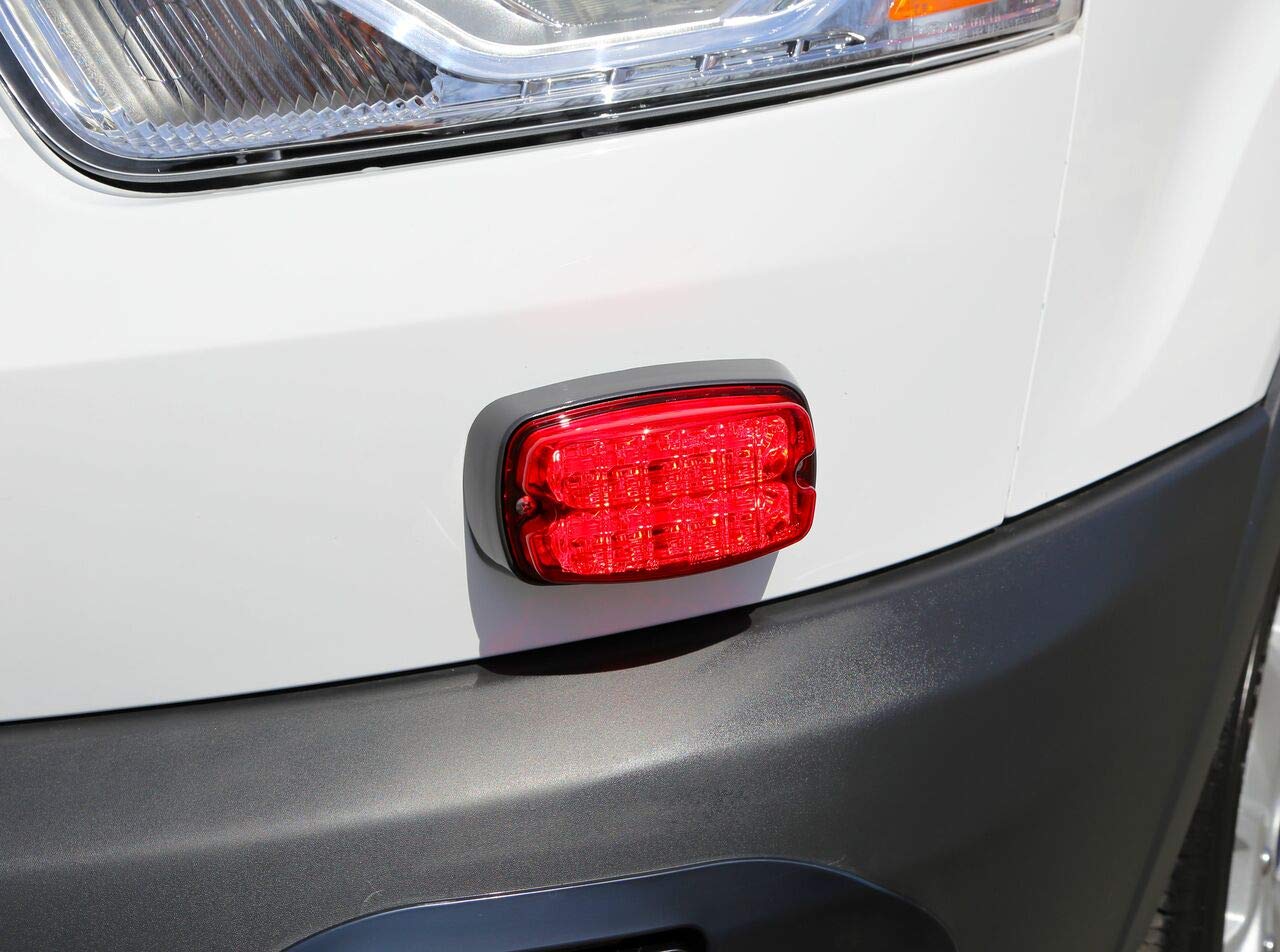 Amazon.com: Whelen,M4,警示燈,線性LED,平面安裝燈頭,內建閃光燈,分色