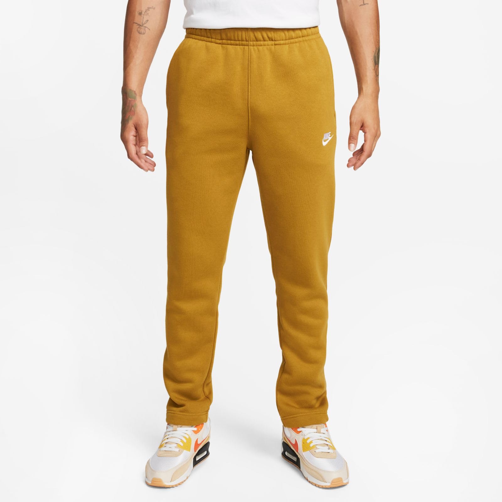 NIKE BV2707-716 M NSW Club Pant OH BB Pants Men's Bronzine/Bronzine/White Size XL