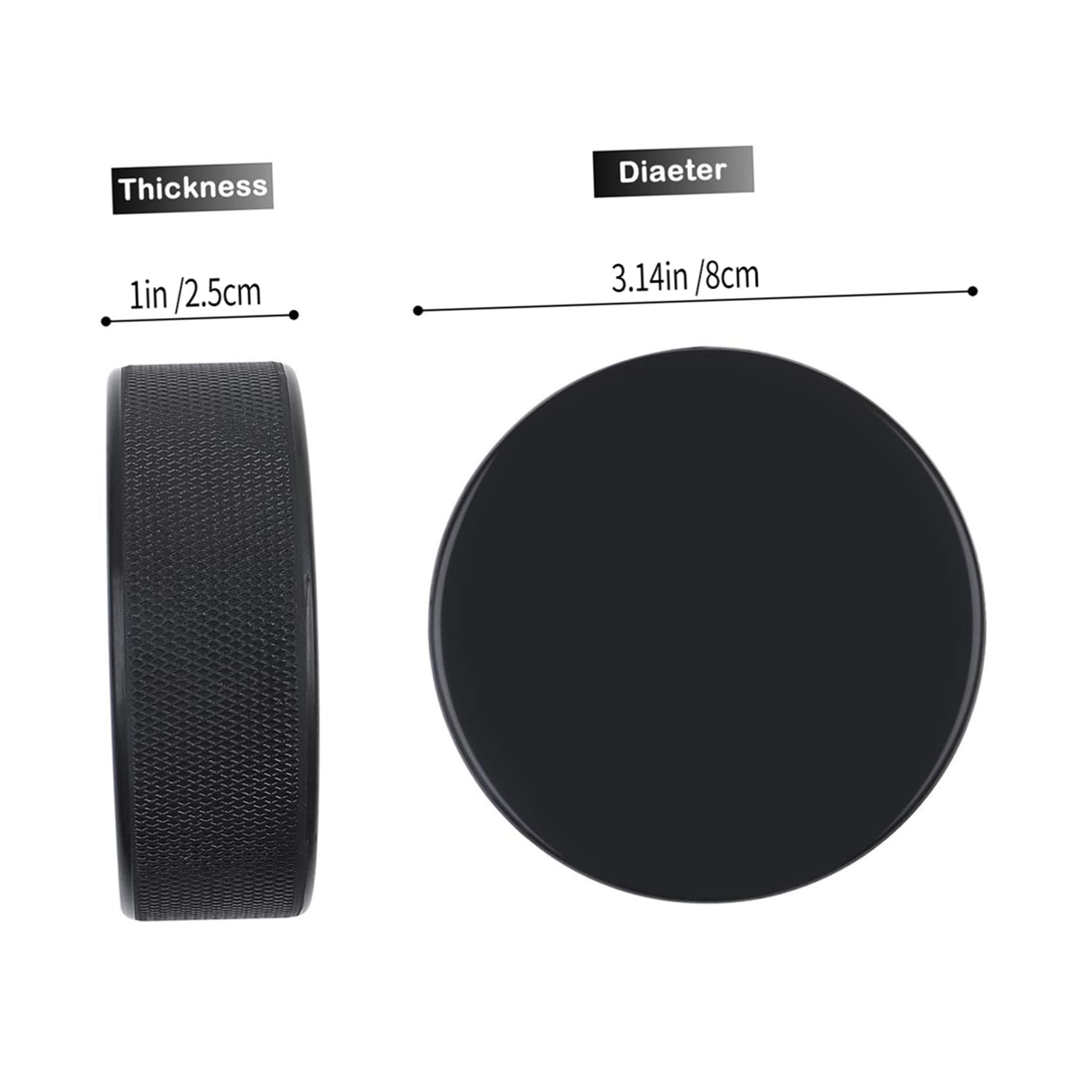 YARNOW 9pièces Rondelles De Hockey Glace pour Entraînement Et Pratique Outils pour Développer Flexibilité