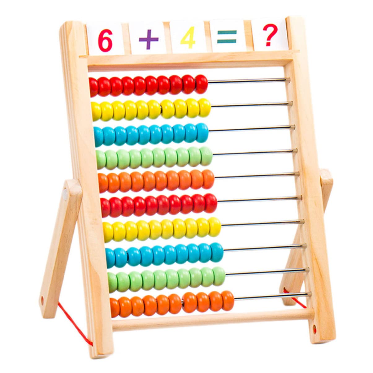 Toyvian 1pc Educational Students Toy Abacus Math Learning Classic Arithmetic Education Early Number Chinese Wooden Kids Wood Toddlers Toys Children Supplies for