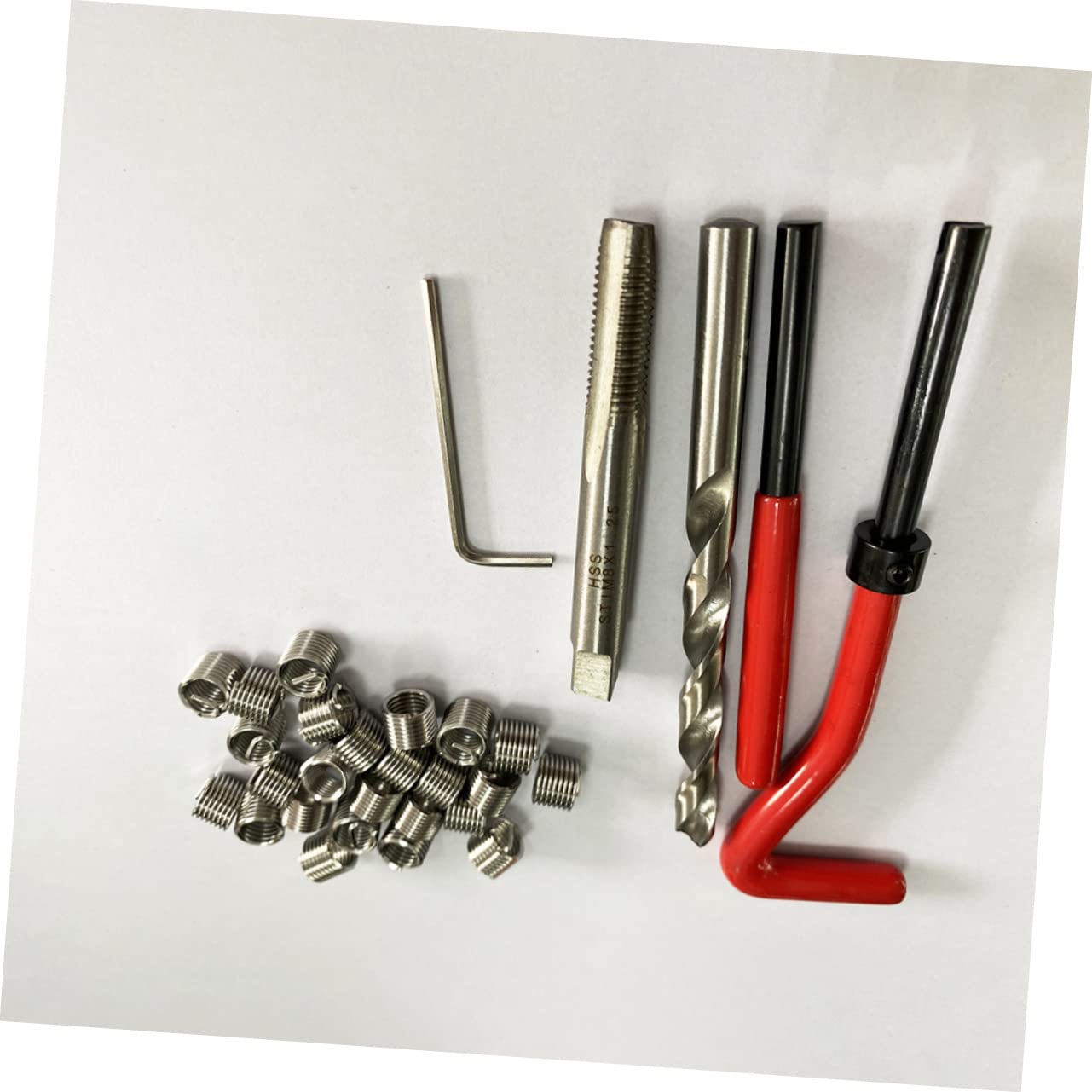 Holibanna 30pcs Alloy Repair Tool Kit Thread Repair Insert for Car Engine Maintenance