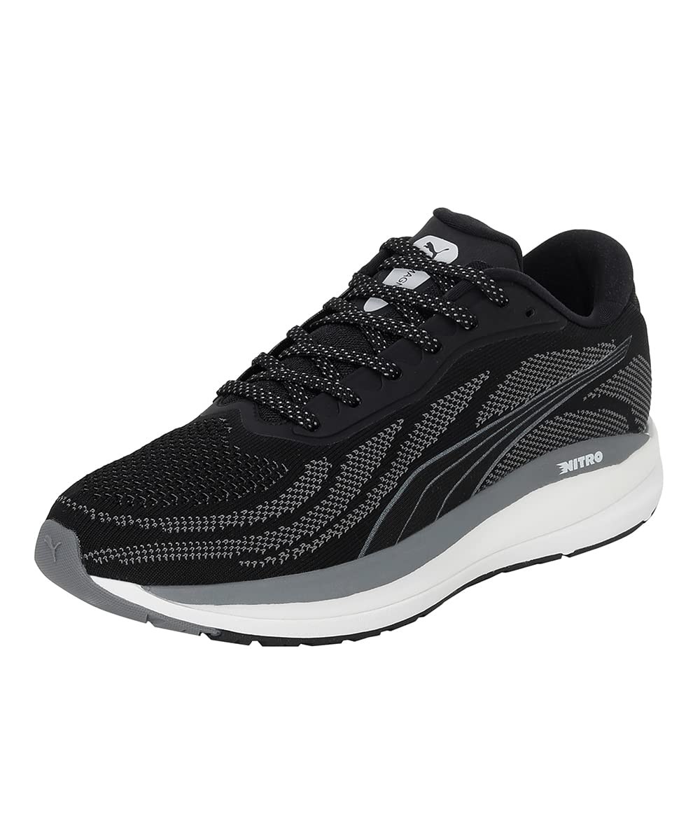Puma Mens Magnify Nitro Knit Black-Castlerock-White Running Shoe - 7UK (37690701) (B0B8DLBNS4) Amazon Price History, Amazon Price Tracker