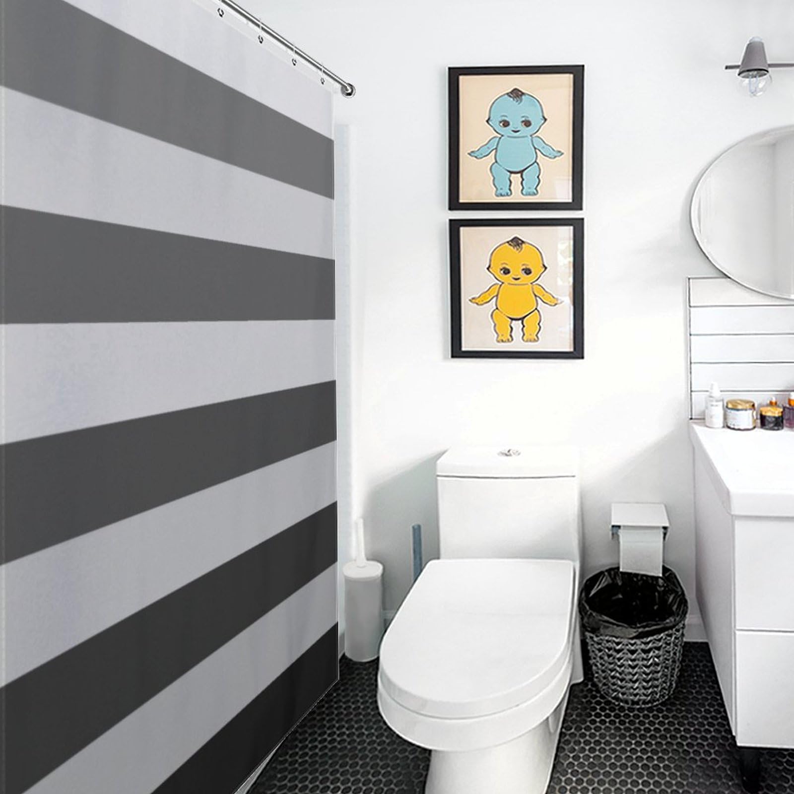 Cortina De Ducha Efecto Lino | Cortina De Ducha