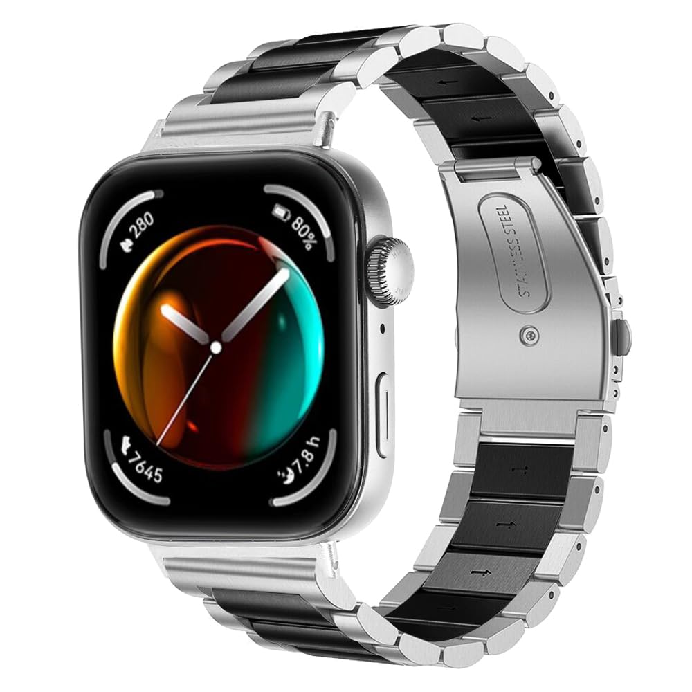 Gimuk Metal Straps Compatible with Huawei Watch Fit 5 Pro/5/4 Pro/4/3 Strap, Stainless Steel Wristband Replacement Watch Strap Bands Accessories Bracelet for Huawei Watch Fit 5 Pro/4/4 Pro/3
