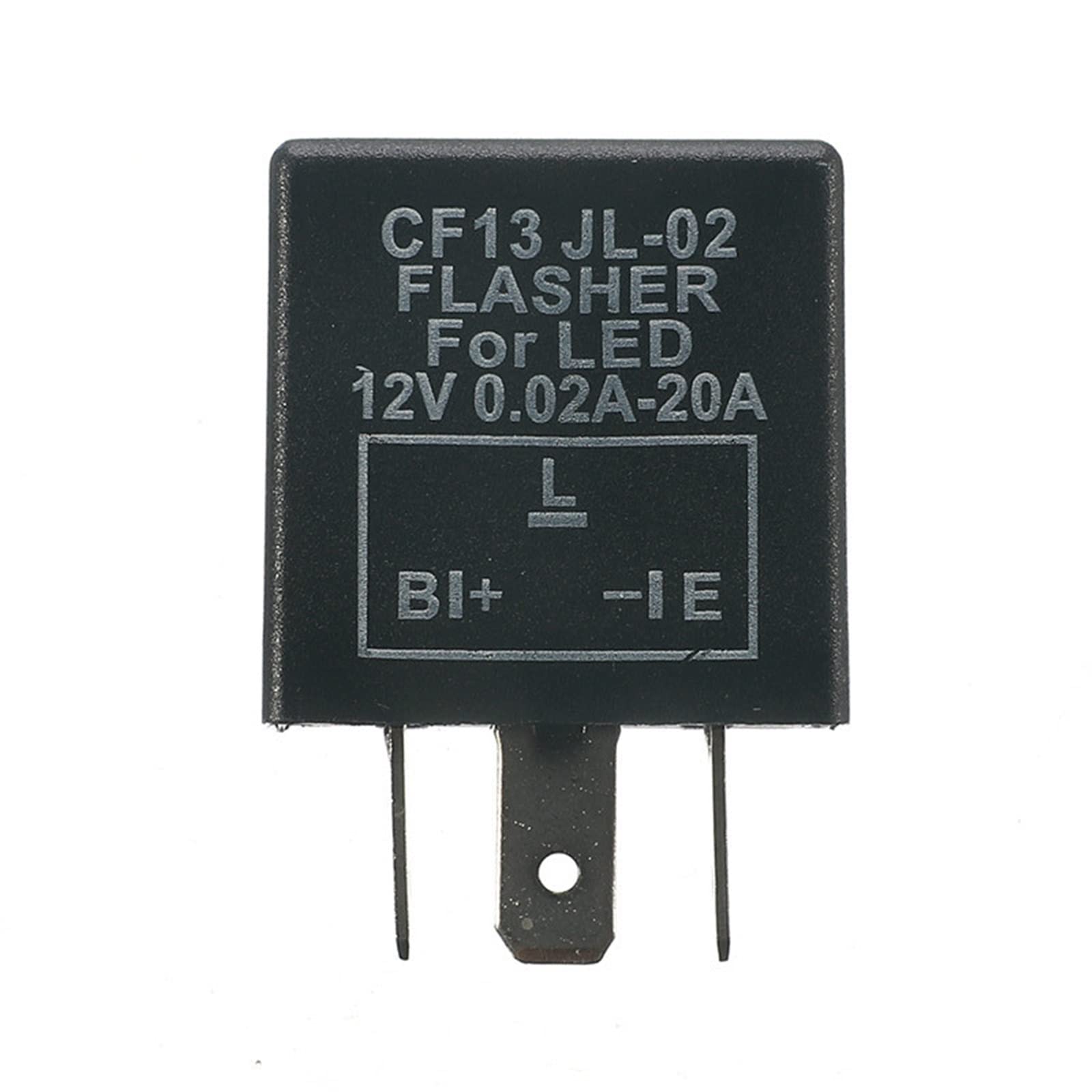 Elektroniczny przekaźnik kierunkowskazu samochodowego 12V 3pin CF13 CF14 JL-02 do mocowania światła LED kierunkowskazu Hyper Flash Migające światło (Cf13)