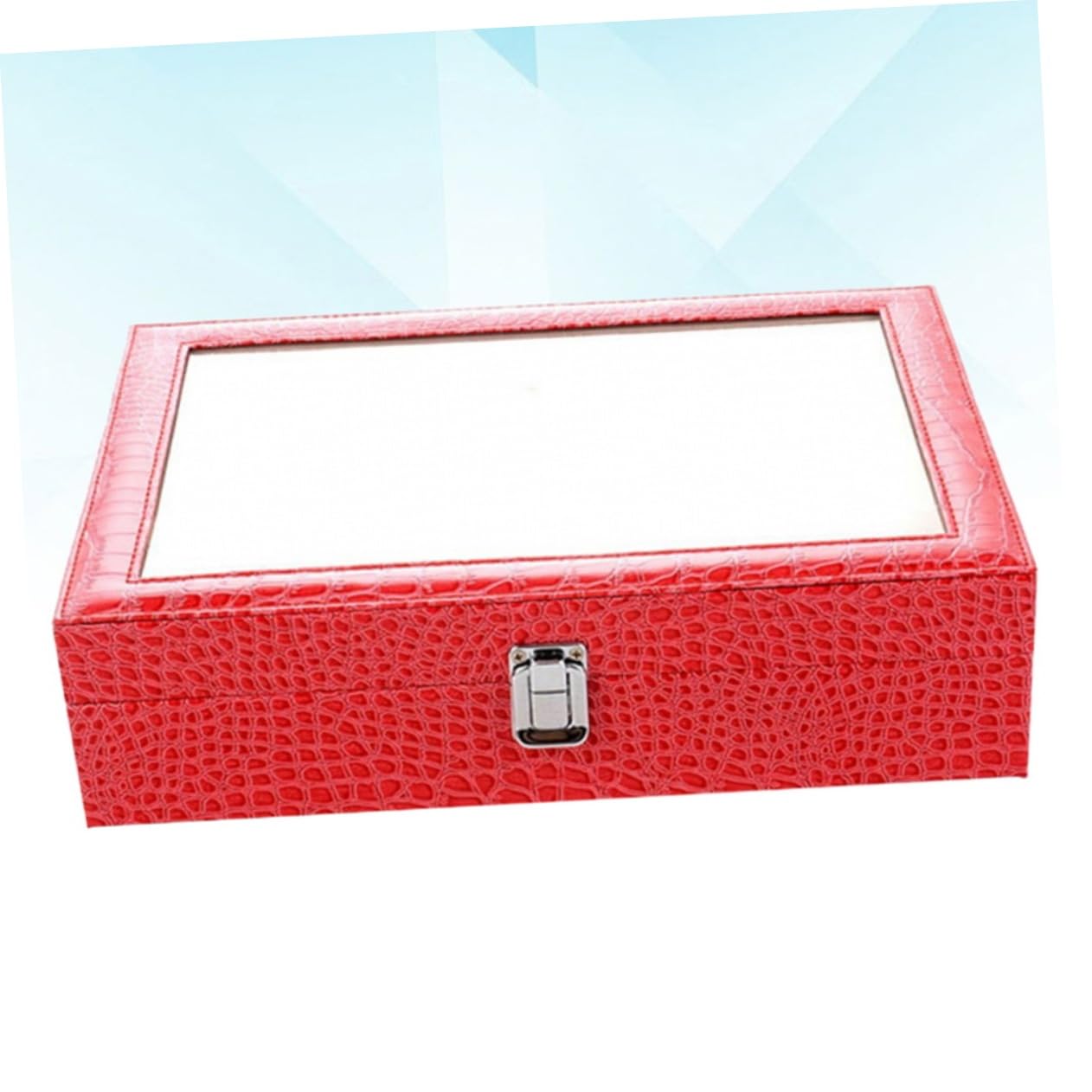 PACKOVE Organizer Do Przechowywania Okularów Przeciwsłonecznych Pudełko Ekspozycyjne Z Pu Z 8 Przegródkami Idealne Do Użytku Domowego I Biznesowego