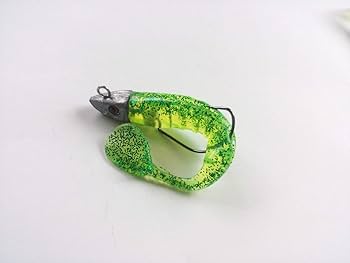 Amazon.co.jp: 魚の頭 ジグヘッド ＋ ワーム ソフトルアー 11cm