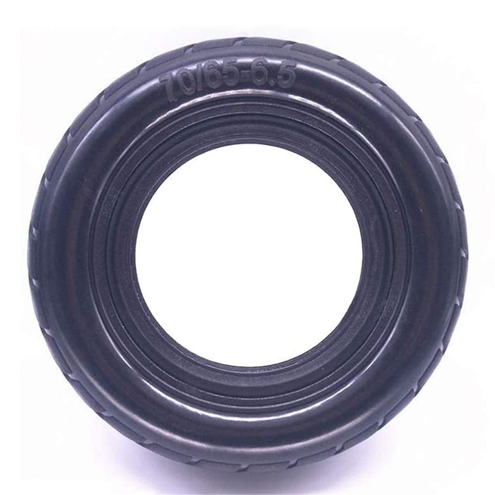 Pneumatico Solido per Scooter Elettrico, Pneumatico Senza Piatto antideflagrante 70-65-6.5, Elevata Elasticità, Bassa rumorosità, Adatto per Pneumatico Resistente all'Usura 10X3.00-6.5 Balance Car