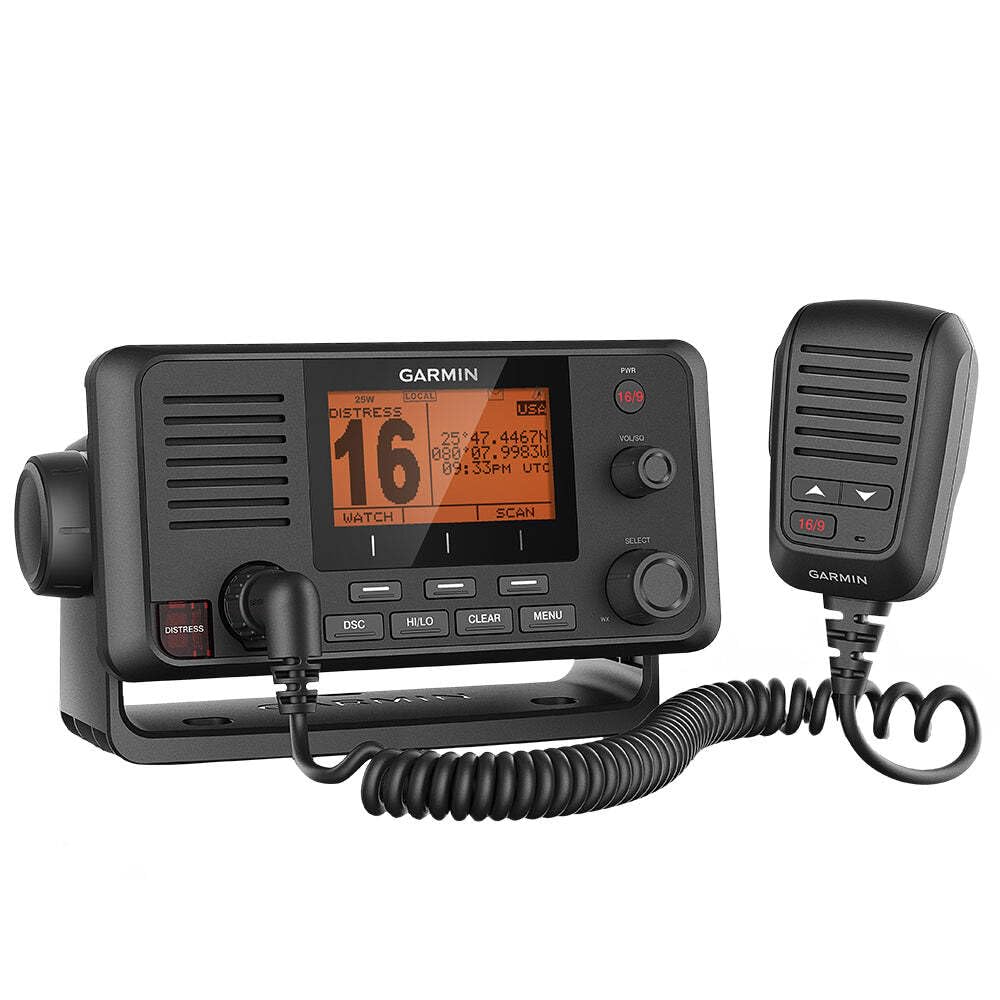 Garmin 0100209800 VHF 215 AIS, grigio ardesia con banda gialla Amp