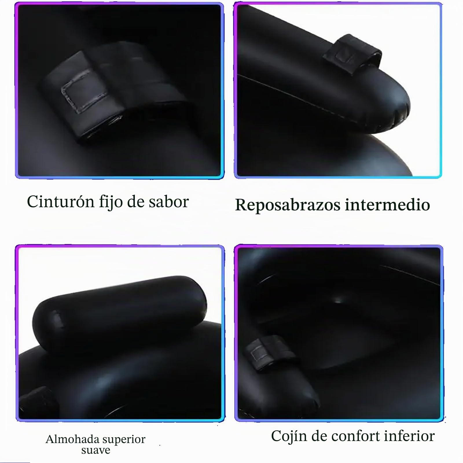 Muebles sexuales sofá sexual silla inflable BDSM con bondage esposas esposas juguetes sexuales parejas juguetes posicionamiento para posición más profunda silla de apoyo para adultos mujeres hombres