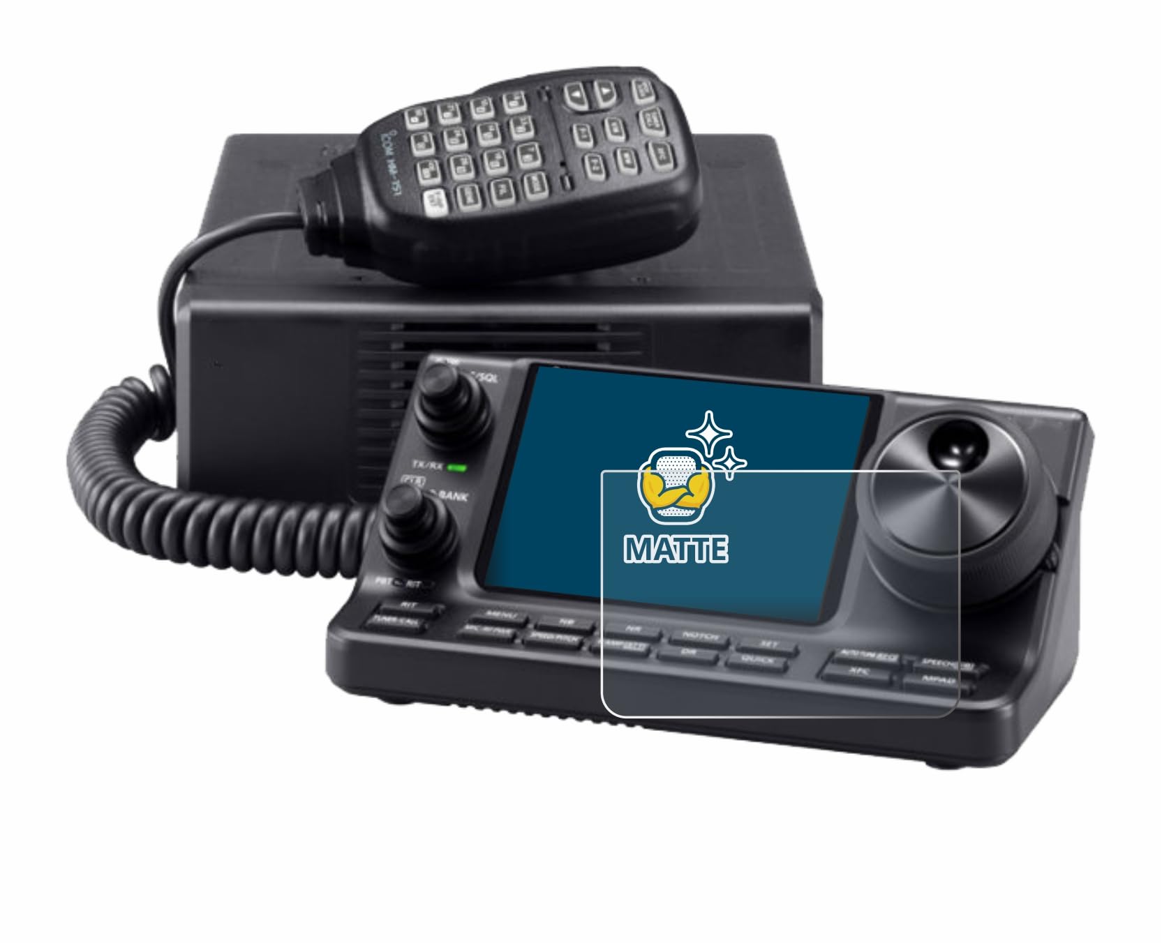 Anti-Riflesso Vetro Pellicola Protezione per Icom IC-9700