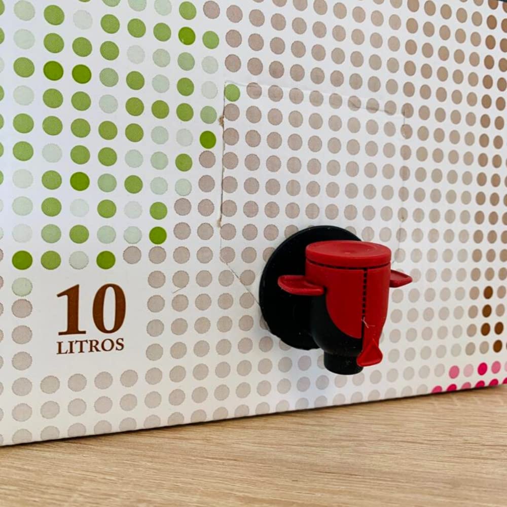 0,0 Alkoholfreier Premium-Weißwein | Bag in Box 10 Liter | Äquivalent zu mehr als 13 Flaschen à 750 ml | Halal Food | Spanischer Wein