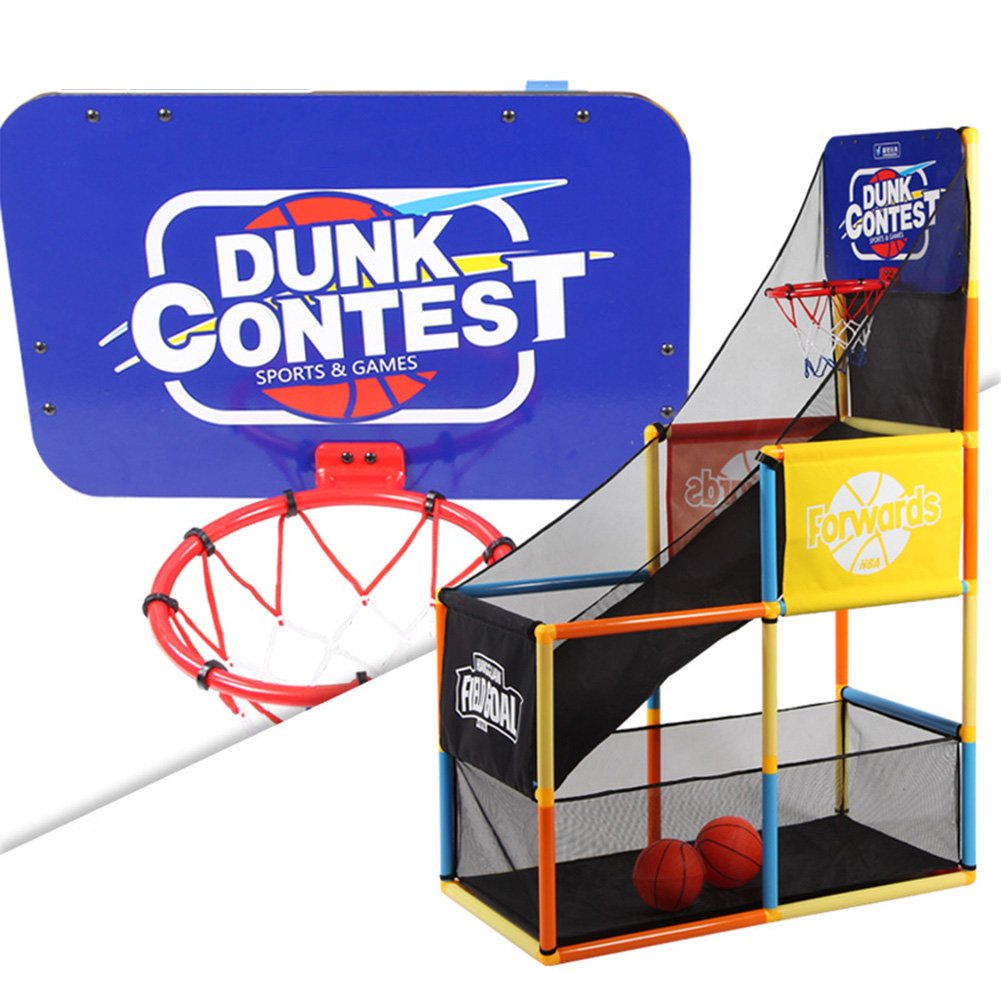 Basketball Net Game Junior Pro Auto Ball Return Childrens Kids