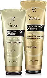 Eudora Kit Siàge Reconstrói Os Fios Shampoo + Condicionador (Nova Versão)
