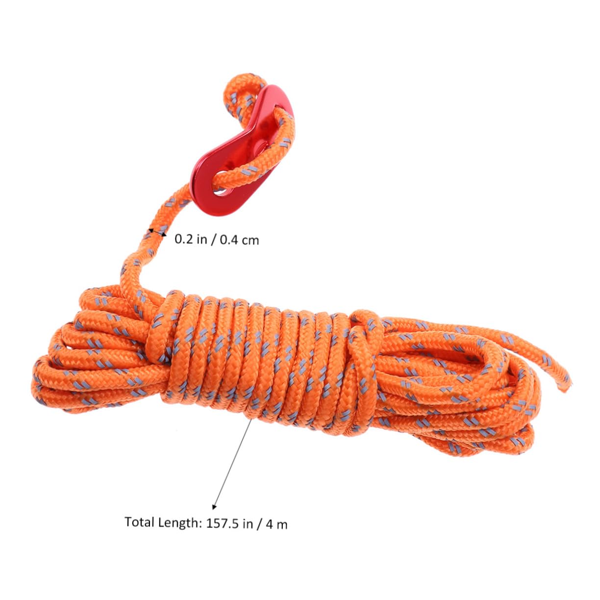 BESPORTBLE 2sets Outdoor Reflective Tent Ropes Nylon Guyline Cord Camping Hiking Canopy 6pack*2