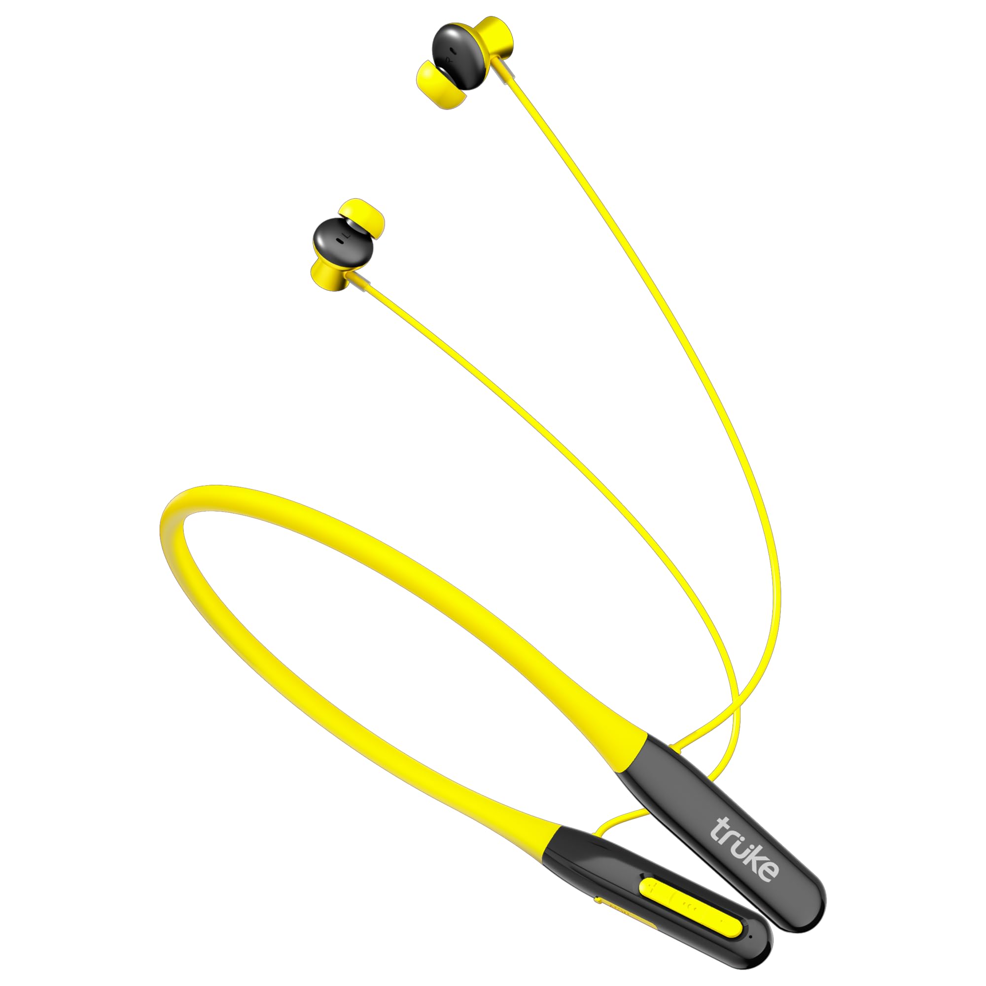 truke Yoga Mystic lite Wireless in Ear Earphone with mic, with 50H of Playtime, ENC, USB-C Fast Charge, 13mm Titanium Speaker, Dual Pairing, 40ms Low Latency, BT 5.2, IPX4 (Yellow) (B0B8JP9B9V) Amazon Price History, Amazon Price Tracker