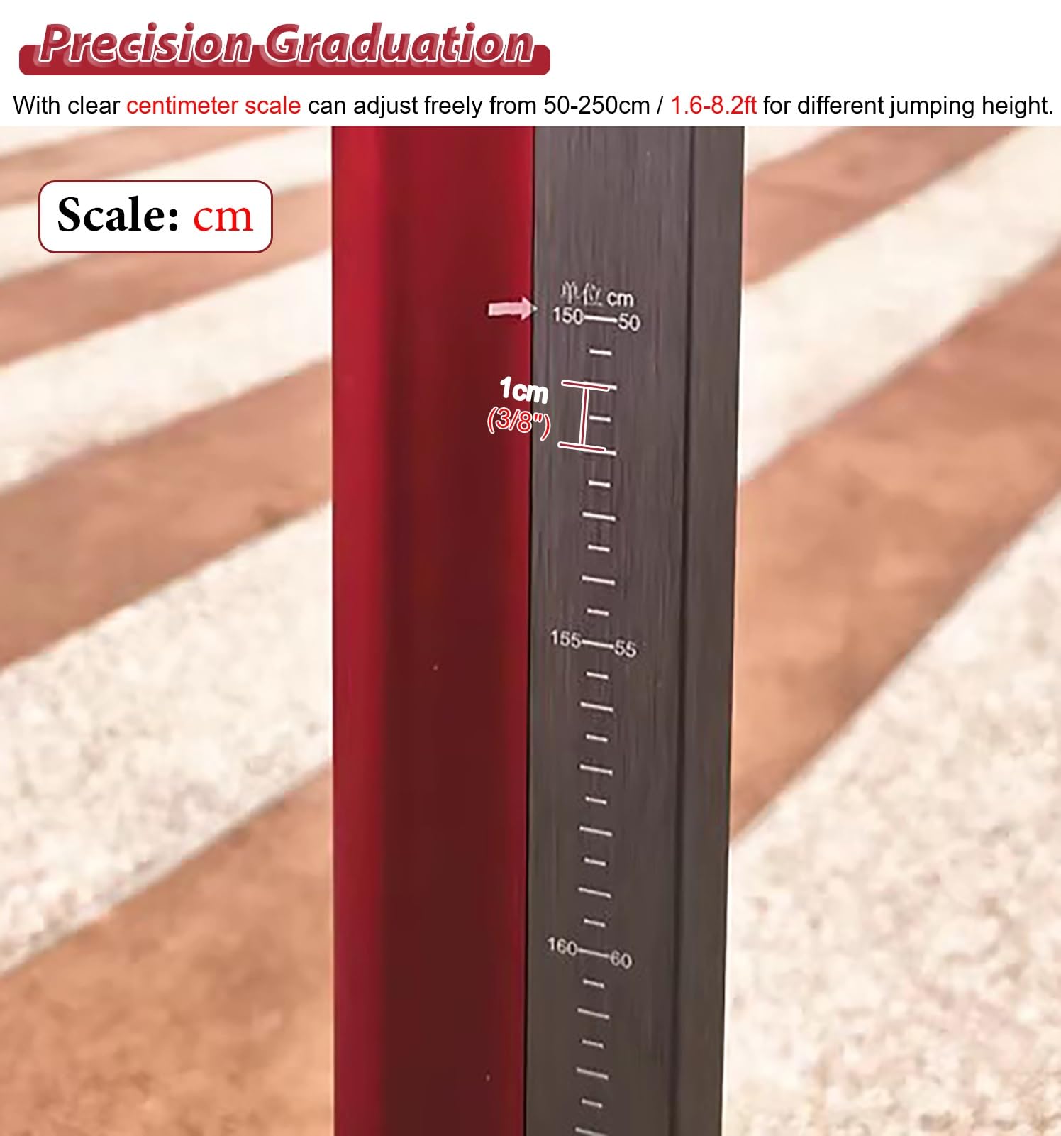 Stojak Treningowy do Skoku Wzwyż Aluminiowy Stojak do Skoku Wzwyż z Trójkątną Podstawą, Sprzęt do Treningu Skoków na Zawodach Lekkoatletycznych, Ruchome Drabiny do Skoków dla Szkół