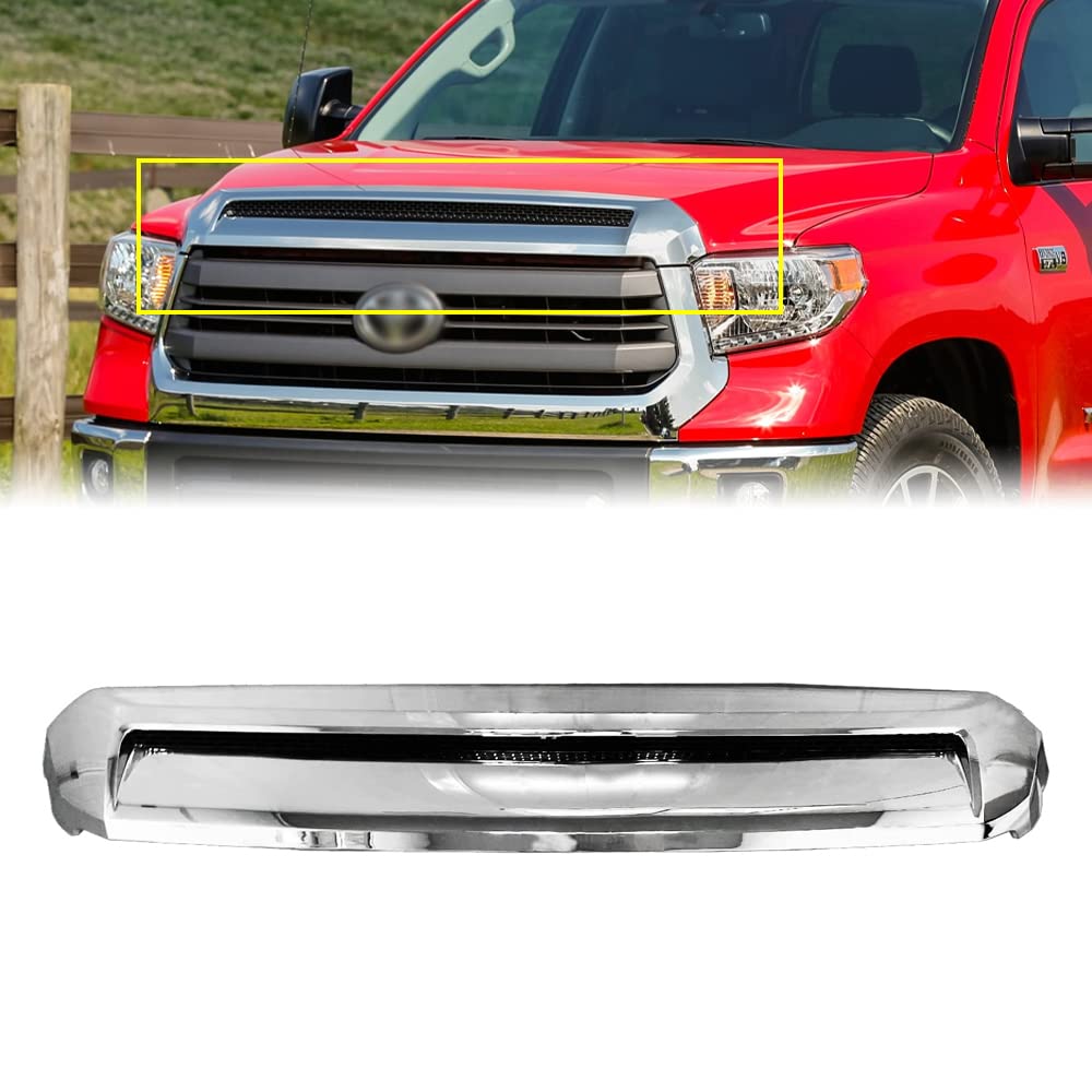 Photo 1 of DIBON AUTO Hood Bulge Molding Compatible For Toyota Tundra Front Upper Grille Hood Scoop 2014-2021