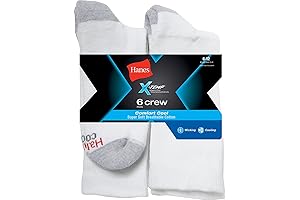 X-Temp Men's Comfort Cool Crew Socks