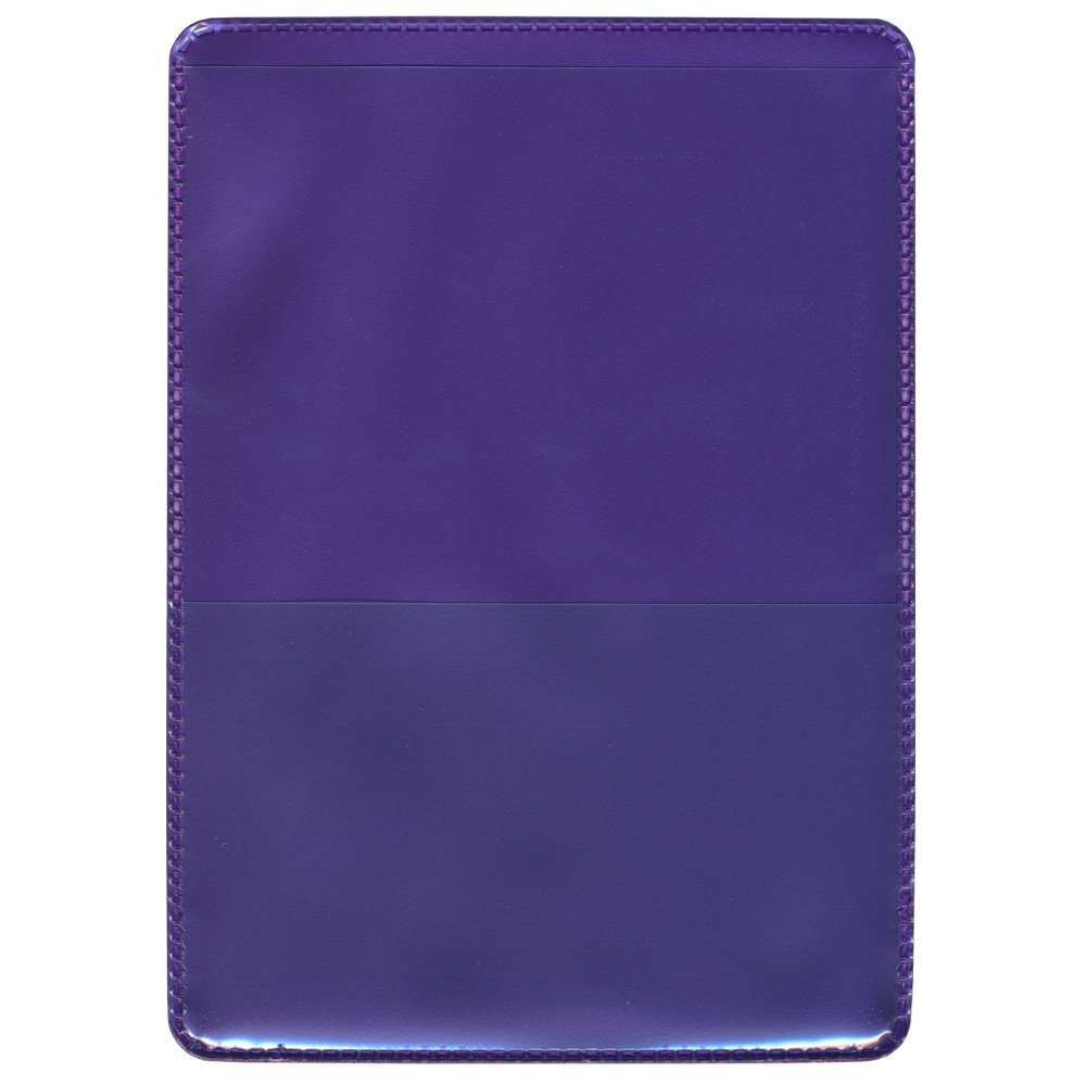 StoreSMART® - Metallic Purple-Back Auto Insurance & ID Card Holders - 100 Pack - RFS20-MP100