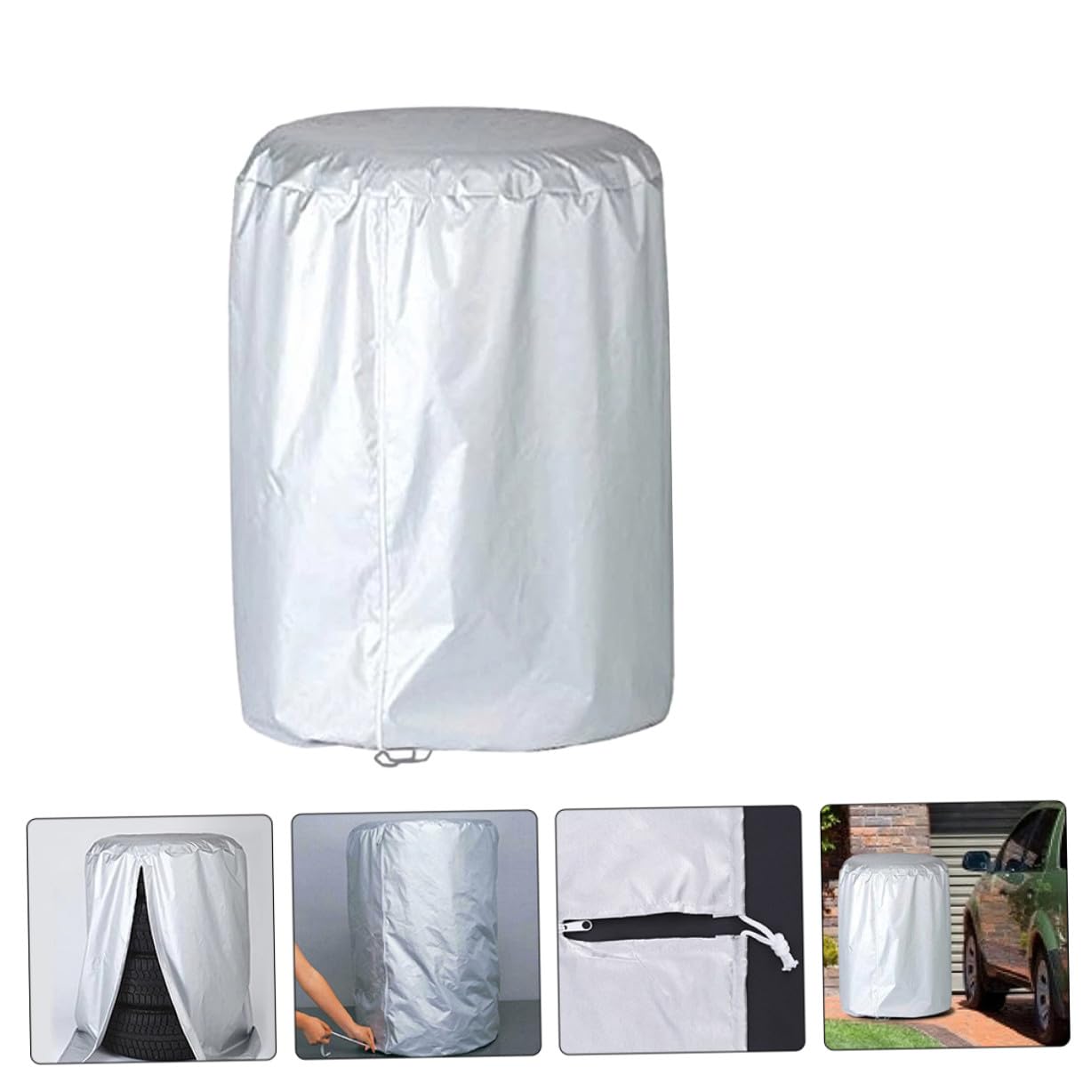 2 Piezas Funda para Rueda de Repuesto y Resistente la Intemperie Cubierta para Neumáticos de SUV Camión Remolque y Autocaravana Protección contra Sol Lluvia y Nieve de Color